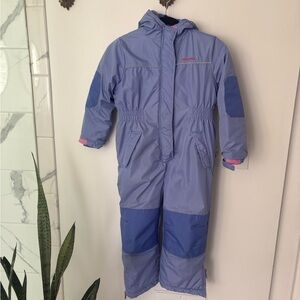 Pink Platinum Lavender Snowsuit with Pink Accents